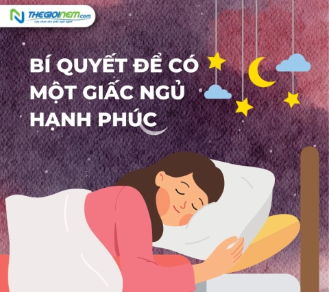 Bí quyết để có một giấc ngủ hạnh phúc