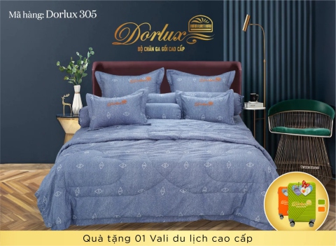 Bộ chăn ga Dorlux 305 Hàn Việt Hải giảm 25% + Quà| Thegioinem.com