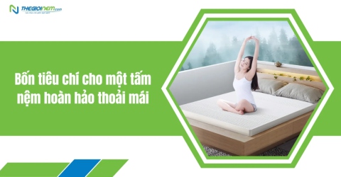 Bốn tiêu chí cho một tấm nệm hoàn hảo thoải mái | Thegioinem.com