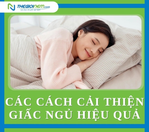 Các cách cải thiện giấc ngủ hiệu quả