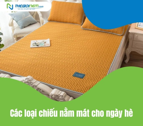 Các loại chiếu nằm mát cho ngày hè