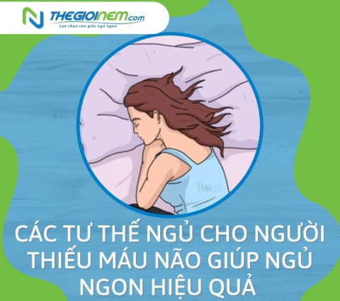 Các tư thế ngủ cho người thiếu máu não giúp ngủ ngon hiệu quả 