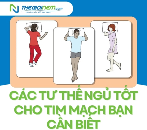 Các tư thế ngủ tốt cho tim mạch bạn cần biết