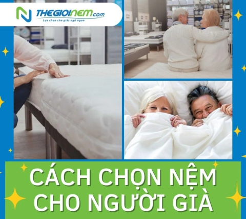 Cách chọn nệm cho người già - Thế Giới Nệm