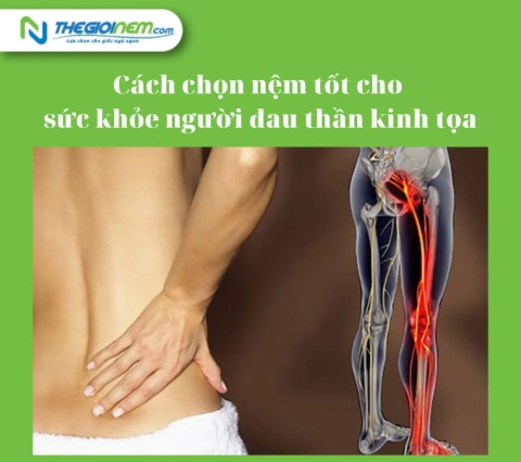 Cách chọn nệm tốt cho sức khỏe người đau thần kinh toạ - Thế Giới Nệm