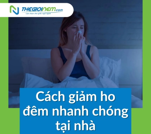 Cách giảm ho đêm nhanh chóng tại nhà