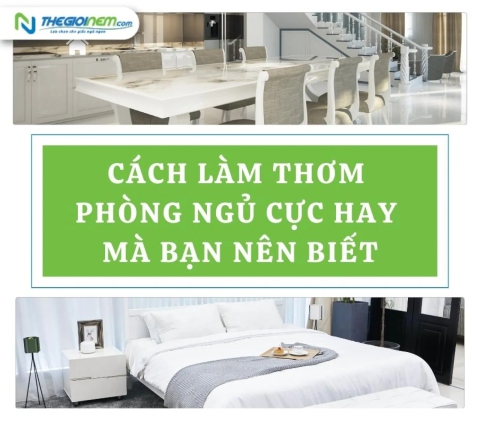 Cách làm thơm phòng ngủ cực hay mà bạn nên biết