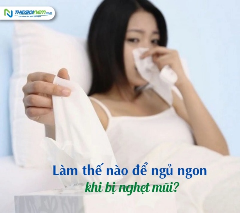 Cách trị nghẹt mũi khi ngủ | Thegioinem.com