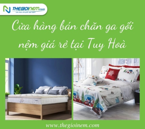 Cửa hàng bán chăn ga gối nệm giá rẻ tại Tuy Hoà| Thegioinem.com