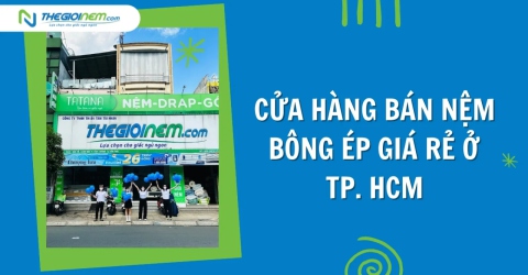 Cửa hàng bán nệm bông ép giá rẻ ở TP. HCM