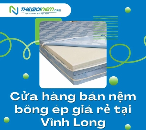 Cửa hàng bán nệm bông ép giá rẻ tại Vĩnh Long | Thegioinem.com