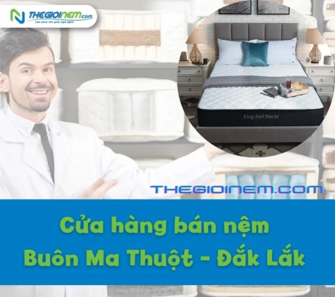 Cửa hàng bán nệm Buôn Ma Thuột - Đắk Lắk | Thế Giới Nệm