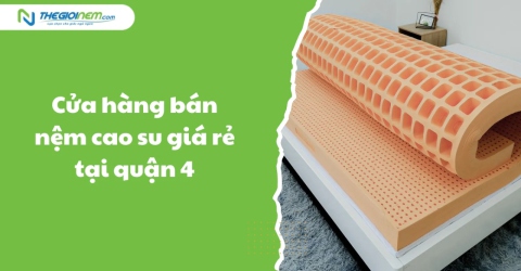 Cửa hàng bán nệm cao su giá rẻ tại quận 4