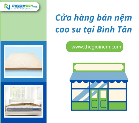 Cửa hàng bán nệm cao su tại Bình Tân | Thegioinem.com