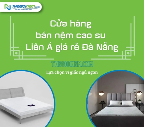 Cửa hàng bán nệm cao su Liên Á giá rẻ Đà Nẵng