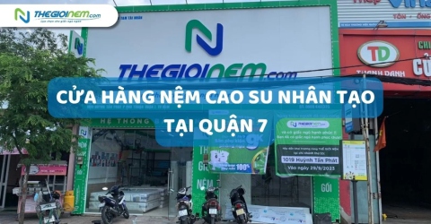 Cửa Hàng Bán Nệm Cao Su Nhân Tạo Giá Rẻ Tại Quận 7 TPHCM