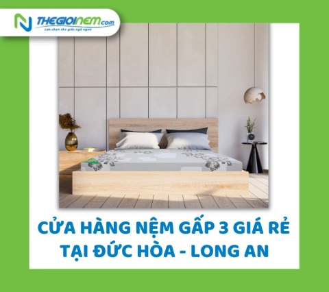 Cửa Hàng Bán Nệm Gấp 3 Giá Rẻ Tại Đức Hòa - Long An