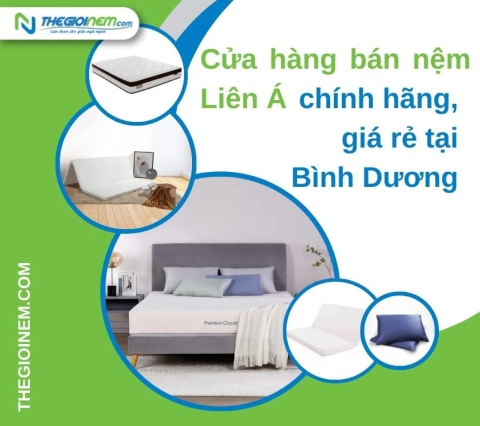 Cửa hàng bán nệm Liên Á chính hãng, giá rẻ tại Bình Dương |Thegioinem.com