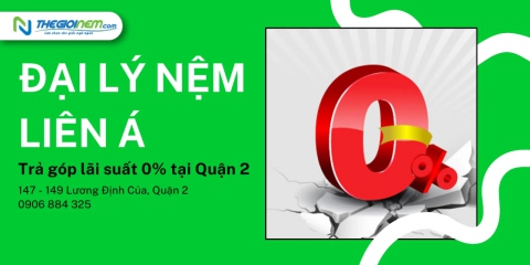 Cửa hàng bán nệm Liên Á chính hãng giá rẻ tại quận 2