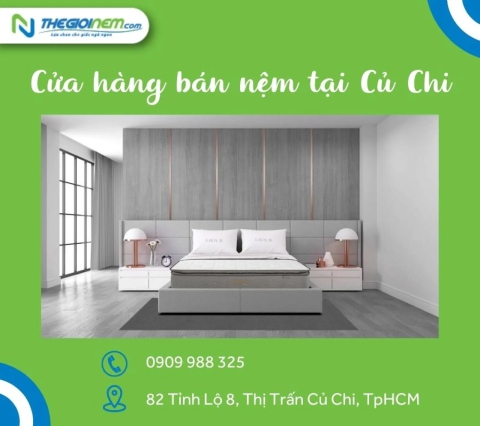 Cửa hàng bán nệm tại Củ Chi