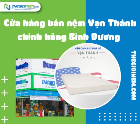 Cửa hàng bán nệm Vạn Thành chính hãng Bình Dương | Thegioinem.com