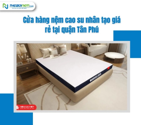 Cửa hàng nệm cao su nhân tạo giá rẻ tại quận Tân Phú | Thegioinem.com