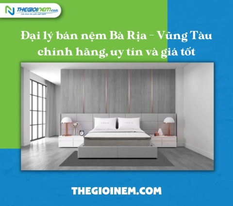 Đại lý bán nệm Bà Rịa - Vũng Tàu chính hãng, uy tín và giá tốt