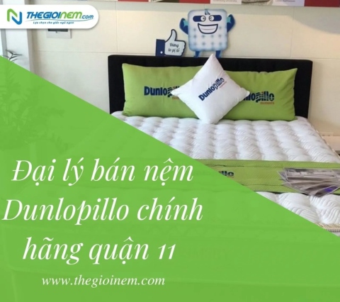 Đại lý bán nệm Dunlopillo chính hãng quận 11 | Thegioinem.com