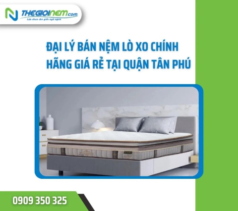 Đại Lý Bán Nệm Lò Xo Giá Rẻ Tại Quận Tân Phú | Thegioinem.com