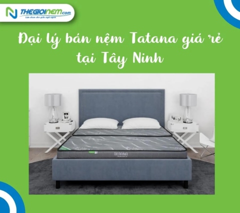  Đại lý bán nệm Tatana giá rẻ tại Tây Ninh