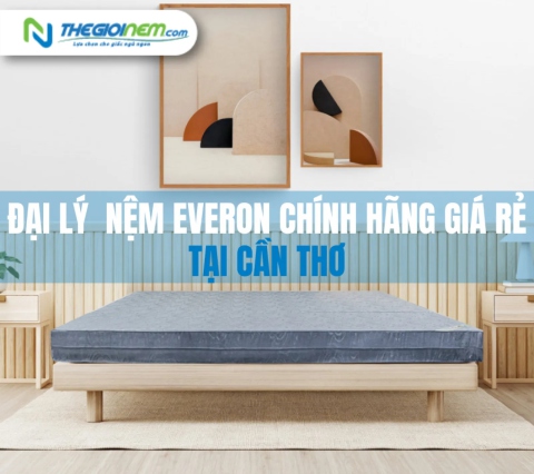 Đại lý nệm Everon Cần Thơ chính hãng, giá rẻ