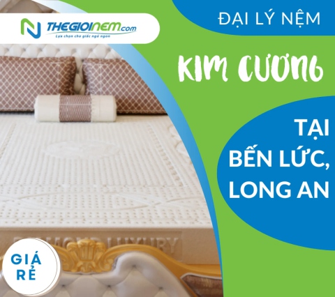 Đại lý nệm Kim Cương chính hãng tại Bến Lức, Long An