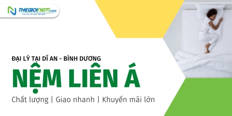 Đại lý nệm Liên Á chính hãng tại Dĩ An - Bình Dương