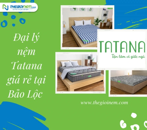 Đại lý nệm Tatana giá rẻ tại Bảo Lộc | Thegioinem.com