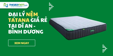 Đại lý nệm Tatana giá rẻ tại Dĩ An - Bình Dương