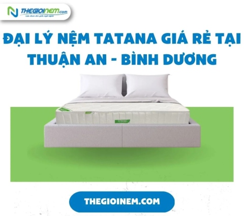 Đại lý nệm TATANA giá rẻ tại Thuận An - Bình Dương