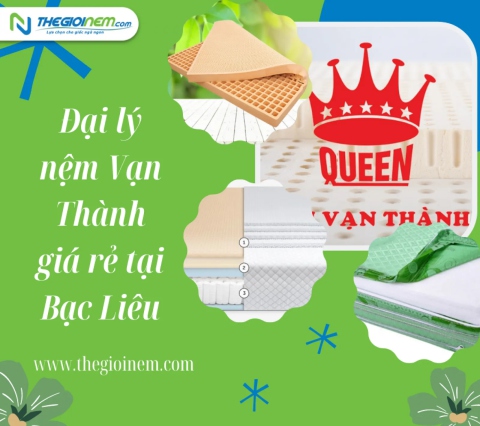 Đại lý nệm Vạn Thành giá rẻ tại Bạc Liêu | Thegioinem.com