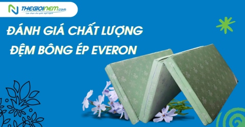 Đánh giá chất lượng của đệm bông ép Everon