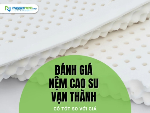 Đánh giá nệm cao su Vạn Thành có tốt so với giá?