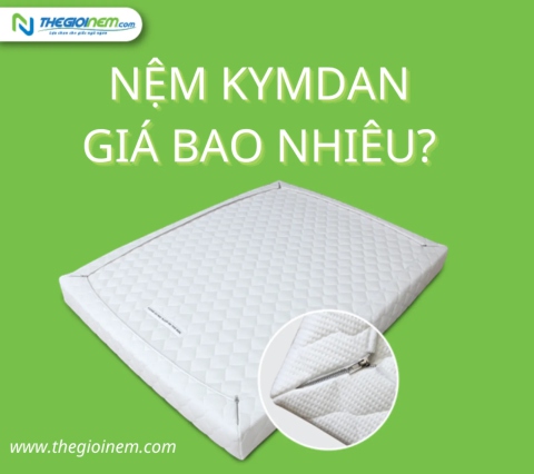 Đệm cao su Kymdan giá bao nhiêu?