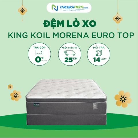 Đệm Lò Xo King Koil Morena Euro Top Khuyến Mãi 20% | Thegioinem.com