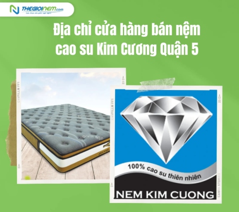 Địa chỉ cửa hàng bán nệm cao su Kim Cương Quận 5