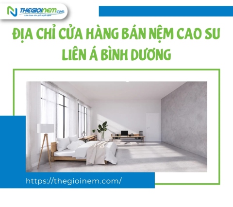 Địa chỉ cửa hàng bán nệm cao su Liên Á Bình Dương | Thegioinem.com