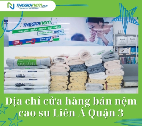 Địa chỉ cửa hàng bán nệm cao su Liên Á Quận 3