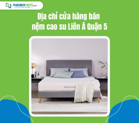 Địa chỉ cửa hàng bán nệm cao su Liên Á Quận 5