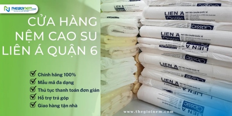  Cửa Hàng Nệm Cao Su Liên Á Quận 6 | Thegioinem.com