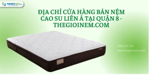 Địa chỉ cửa hàng bán nệm cao su Liên Á tại Quận 8 - Thegioinem.com