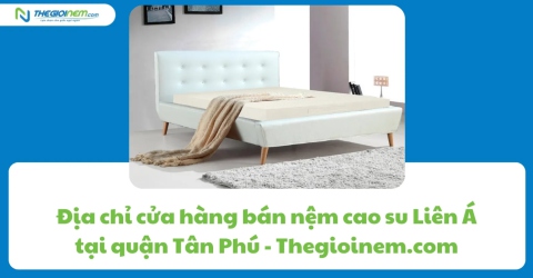 Địa Chỉ Cửa Hàng Bán Nệm Cao Su Liên Á Tại Quận Tân Phú - Thegioinem.com