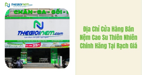 Địa Chỉ Cửa Hàng Bán Nệm Cao Su Thiên Nhiên Chính Hãng Tại Rạch Giá