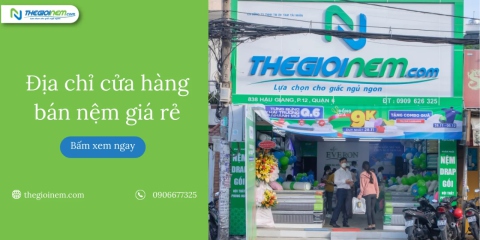 Địa chỉ cửa hàng bán nệm giá rẻ, giảm sốc 60% tại TP. HCM - Thế Giới Nệm